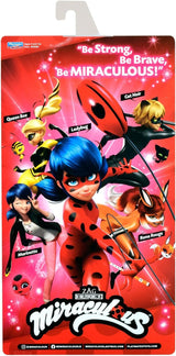 BANDAI - Miraculous Ladybug - 26 cm skyltdocka - Motan Noir - Officiellt licensierad Miraculous - Motan Noir Leddocka - Leksak för åldrarna 4 och uppåt - P50002