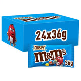 M&M's Peanut Chocolate Bulk Pack 24 x 45 g Choklad Peanut Smaksatt Linser Chokladpresent (1080g) Idealisk som godis med fotbollstema