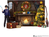 HARRY POTTER Gryffindor adventskalender - 24 berättelser, magiska överraskningar, Hogwarts gemensamma rum, verklighetstrogna ansikte, för fans 6+, HND80 Naty Shop Dolls
