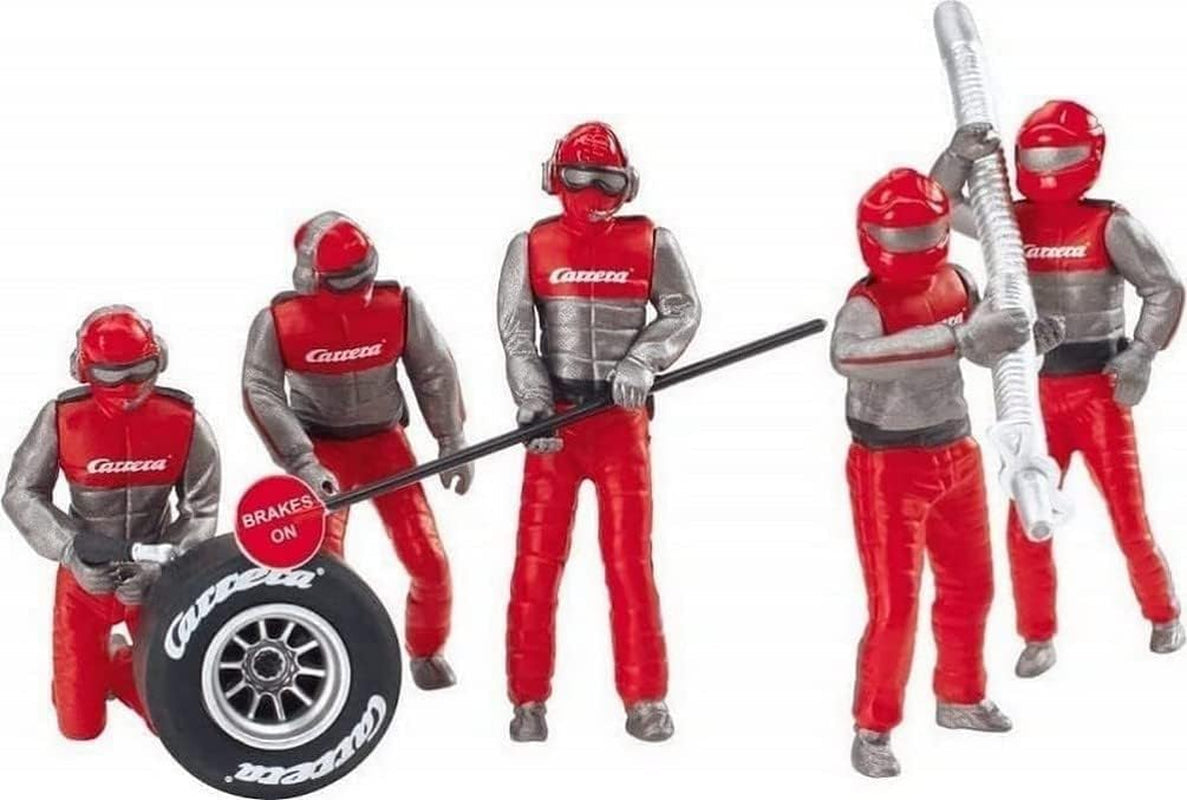 Carrera - 20021131 - Carrera 20021131 Figuruppsättning Mekaniker Red Crew Actionfigurer Naty Shop Standardtitel
