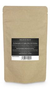 Ankerkraut Aglio e Olio, italiensk Gewürzmischung för pasta och klassiska spaghetti-nudlar, 120 g i en aromatisk påse