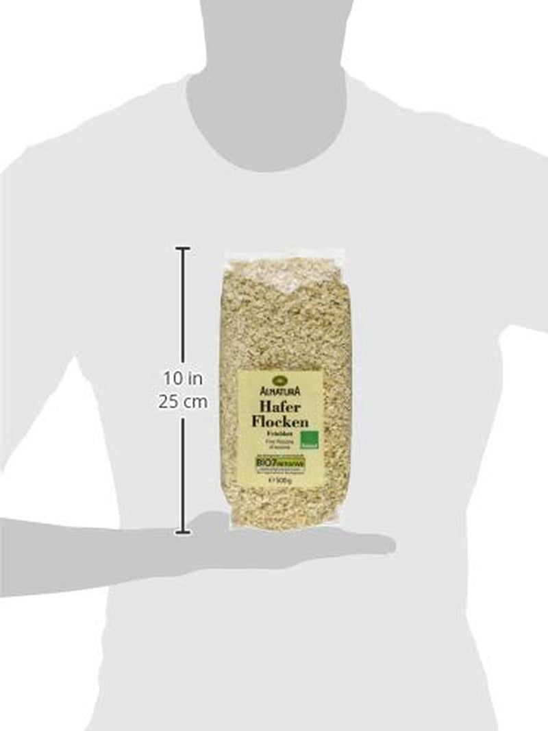 Ekologisk havregryn, små flingor, 500g (1 förpackning)