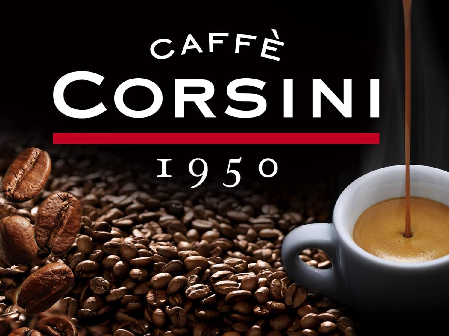 Caffè Corsini - Classico Italiano, Miscela Di Caffè In Nespresso-kompatibla kapslar, Gusto Forte E Deciso - Confezione Da 100 kapslar