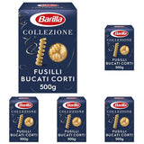 Pasta Barilla Collezione Fusilli korta bitar, (1 x 500 g)
