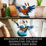 LEGO Icons Kingfisher modellbyggsats för vuxna, fågelfigur för vardagsrum eller kontor, hem- och kontorsdekorationer, present till fågelälskare och ornitologer, kvinnor och män 10331 byggset Besuche den LEGO-Store