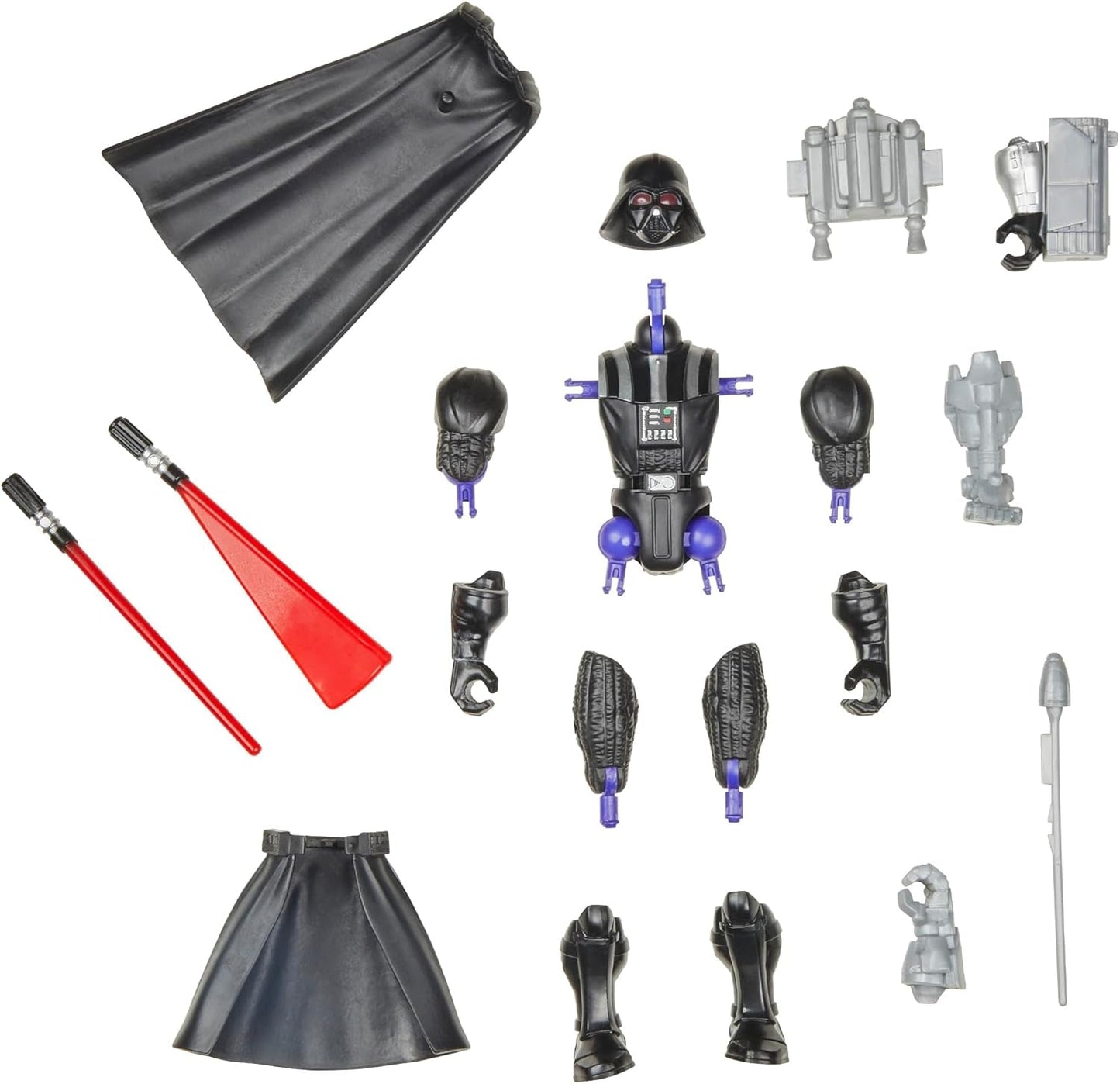 Star Wars Mixmashers Darth Vader Anpassningsbar Mix-And-Match Deluxe Actionfigur och tillbehör Actionfigurer Naty Shop
