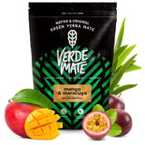 Green Mate Green Mango & Maracuya 0,5 kg | Mate fruktte | The exotic taste of Mate tea The power of cooling | Naturlig stimulering | Mate Tea från Brasilien | 500 g