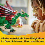 LEGO Creator 3In1 Green Dragon - Leksak - Förvandlas till en havsorm eller fenix - Djurbyggande leksak för barn - Present till pojkar och flickor från 9 år 31161 Byggset Besuche den LEGO-Store