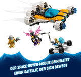 LEGO Dreamzzz 2-i-1 Mr Oz's rymdbuggy-leksaksbil eller rymdfärja-set innehåller Mr Oz, Albert och Jayden minifigurer, rymdpresent för barn 8+ 71475 Byggset Besuche den LEGO-Store