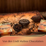 Lindt Choklad | Kreolsk Pralinlåda | 165g | 15 praliner i 4 läckra varianter, gjorda av 100 % fin kakao, alkoholfri | Choklad presentset