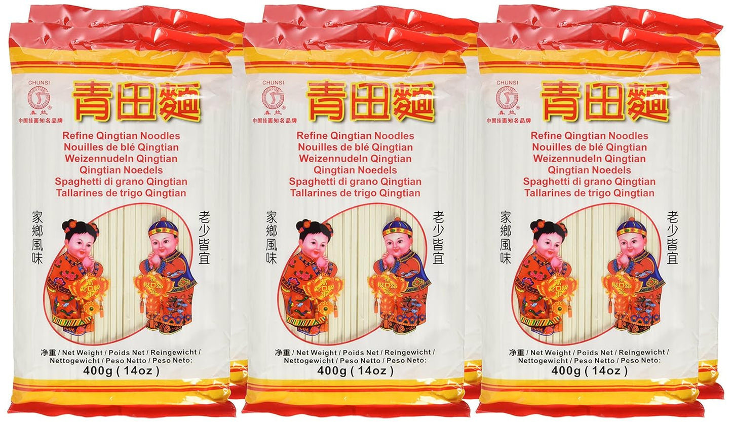 Vetenudlar (Qingtian), förpackning om 6 (6 förpackningar x 400 g)