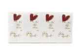 Servetter med roliga motiv, 2 lager, Welcome / Bon Appetit 33 X 33 Cm 1/8-faldig, 8-pack (8 X 250 st)