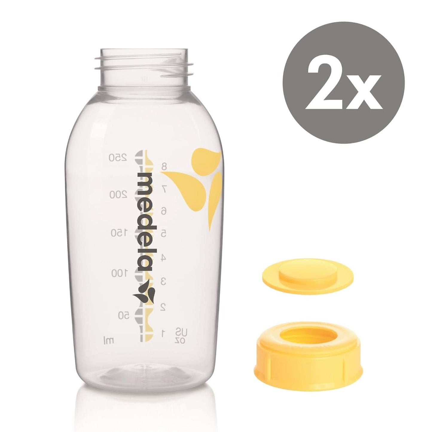 Medela 008.0137 Nappflaska med napp, flerfärgad Tillbehör Mat och amning Bebe Naty Shop