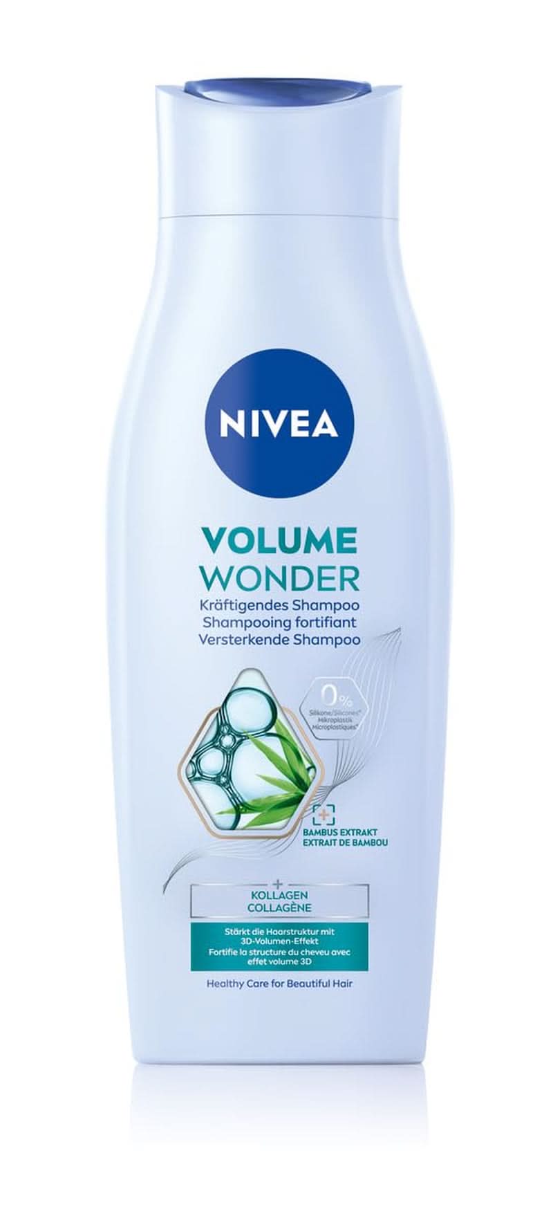 NIVEA Volume Wonder Strengthening-schampo, volymschampo, 50 ml dusch och bad Naty Shop 400 ml