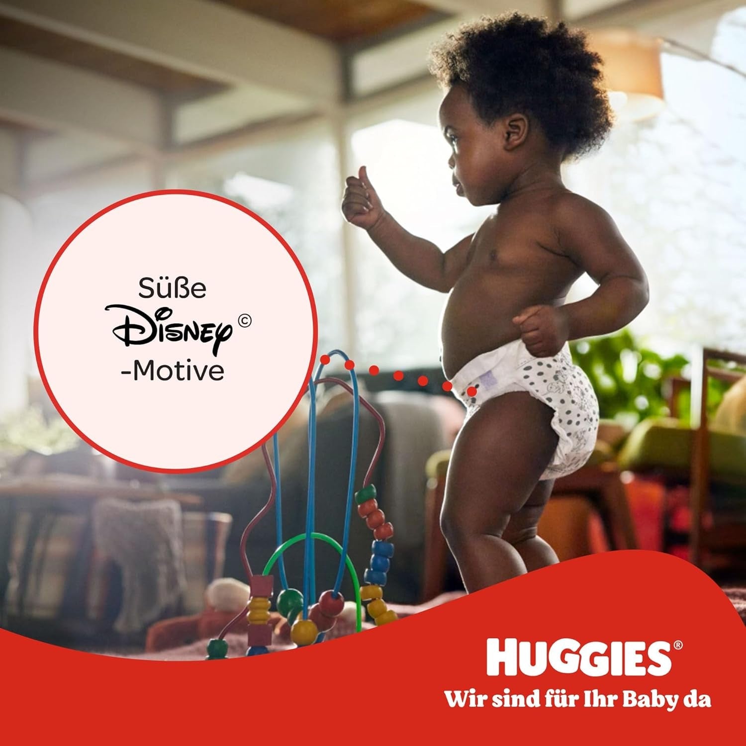 Huggies Little Movers Disney-byxor, storlek 4, 120 Count (4x30), månadslåda