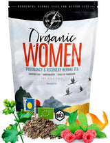 VITSTORM® BIO TEE Mom & Kids - Te för kvinnor och ammande - Rooibos, äpple, fänkål, citronmeliss, alchemilla, jordgubb - Avkopplande te - Fruktigt och gott - Koffeinfritt - Örtte 100 g