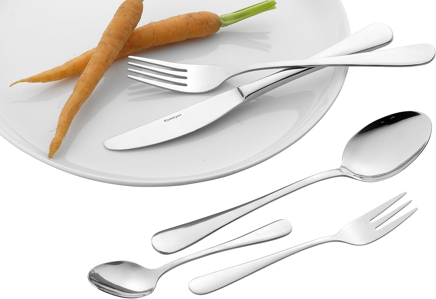Bestickset Sylvia Tillverkad av rostfritt stål 18/0 Polerad 30 stycken Kitchen Naty Shop