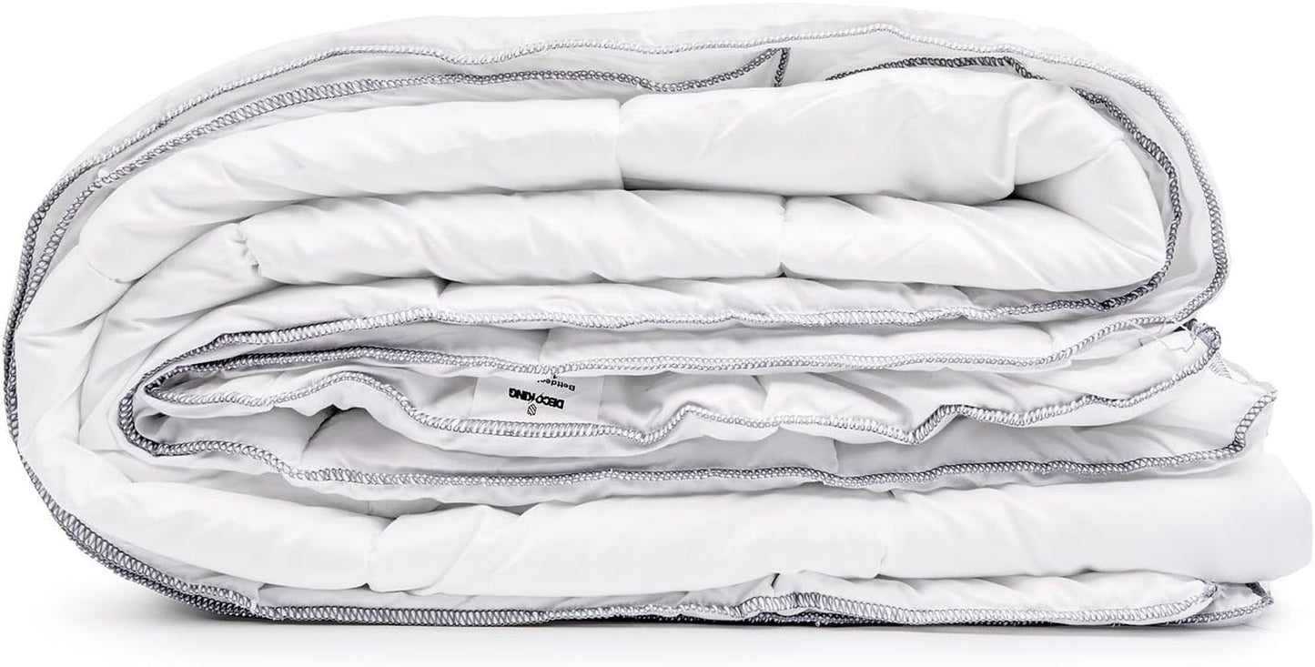 Avkokning 135X200 Sommartäcke Quiltat täcke Antiallergiskt För allergiker Sommartäcke 100% mikrofiber 800G Vågen Täcken och täcken Naty Shop