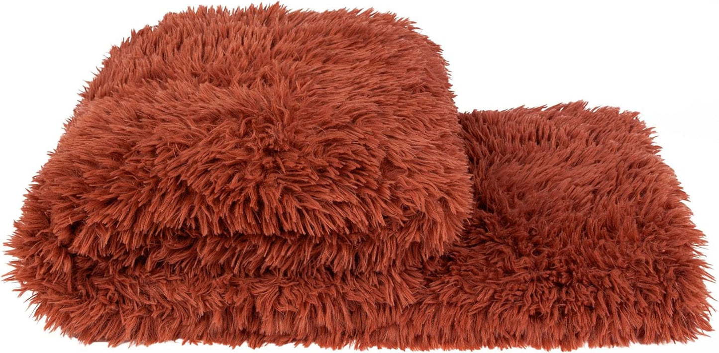 "Zoepritz sedan 1828" Fluffig voluminös och långhårig fuskpälsfilt 140X190 Cm 090 Lera "Från "Zoepritz sedan 1828" 203290-090-140X190 090 Beige Sängar och filtar rost färg 'zoeppritz' 1828'