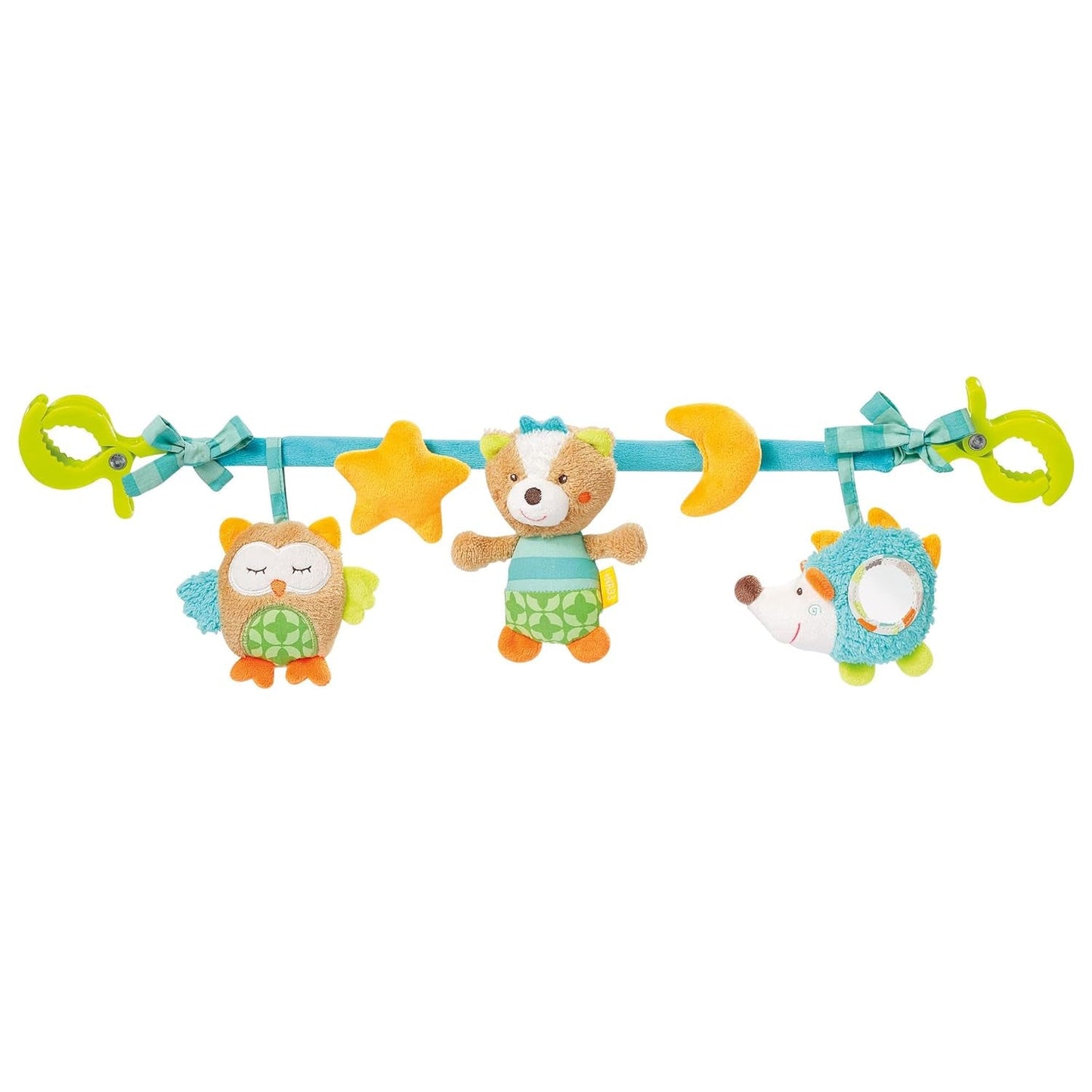 Fehn babymobilkedja Panda Baby Mobile - babymobilkedja med söta figurer - flexibel hängande babyleksak - barnvagnsleksak för bebisar och småbarn från 0+ månader Babyleksaker Naty Shop Sovskog