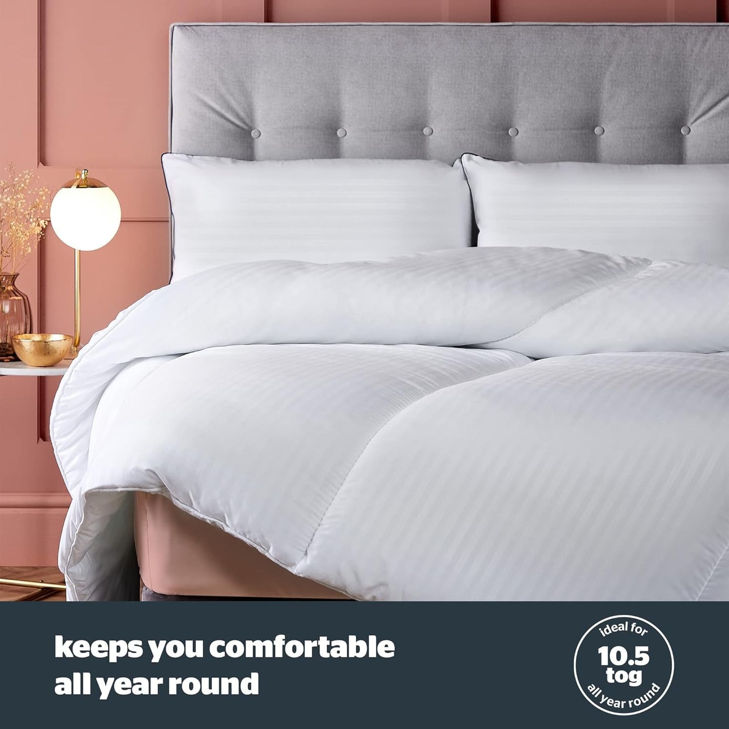 Duvet Silentnight Hotel Collection 10.5 Tog - dubbelsäng, polyester, vit Täcken och täcken Naty Shop