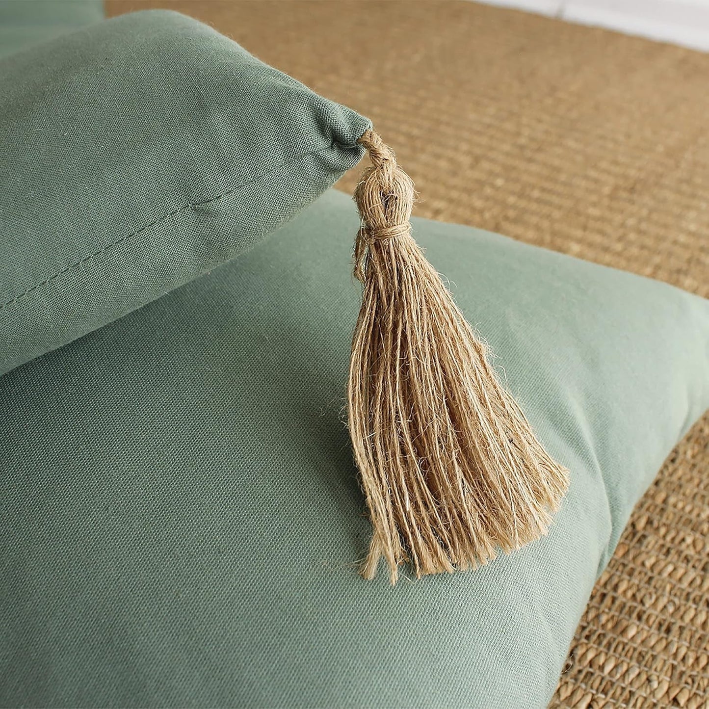 Täcke med 4 boblar, jute, 90 X 190 Cm, lera, 2007AGCHLJT090190, 90 X 190 Cm Täcken och täcken Naty Shop