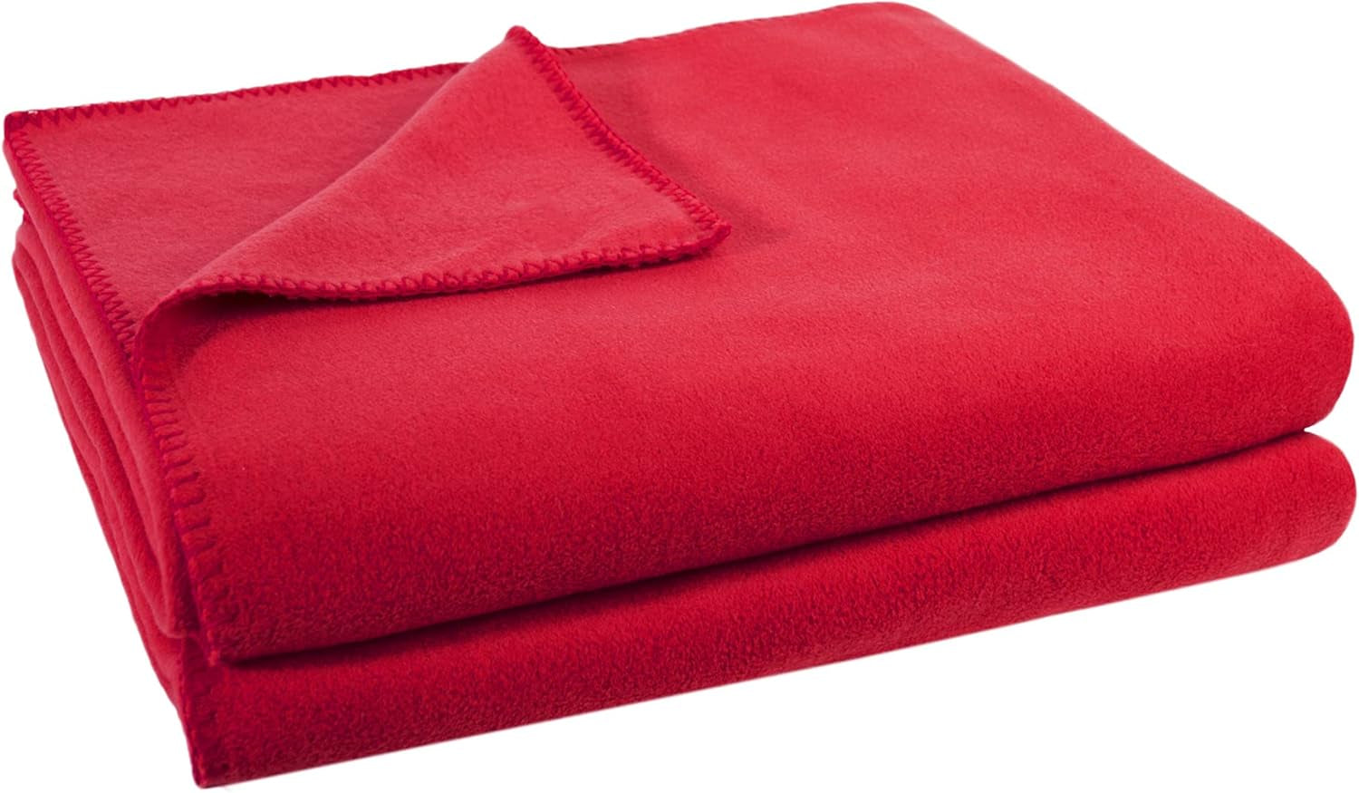 Zoepritz Decke in Der Farbe: Rot, Aus 65% Polyester, 35% Viskos Hergestellt, Grön: 160X200 Cm, 103291-235-160X200
