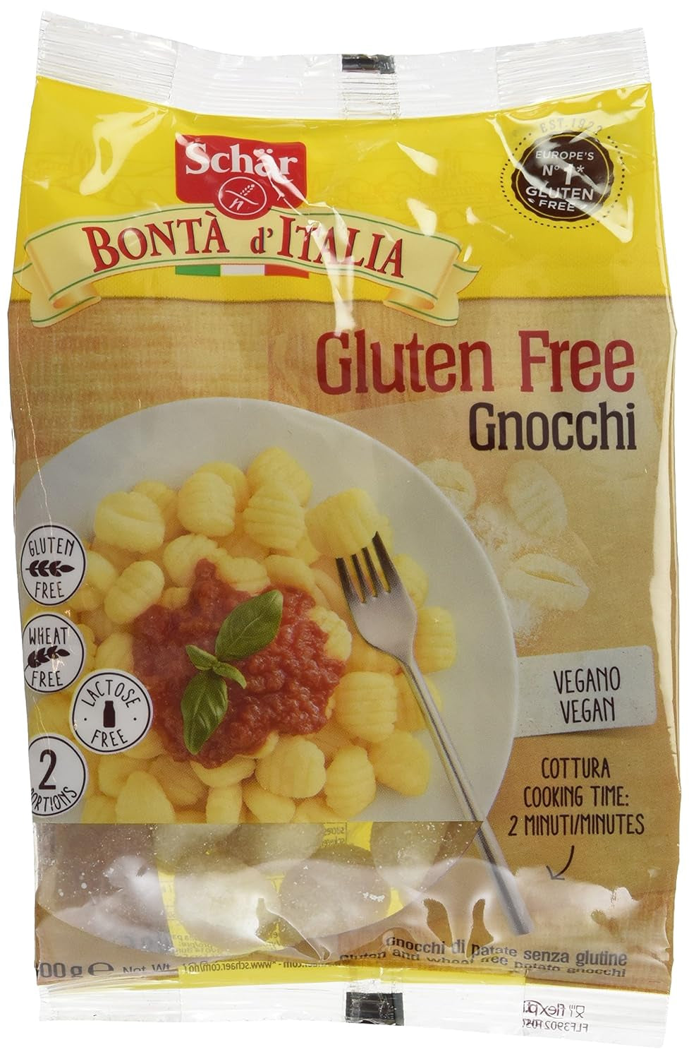 Glutenfri gnocchi, 300g, 6 st