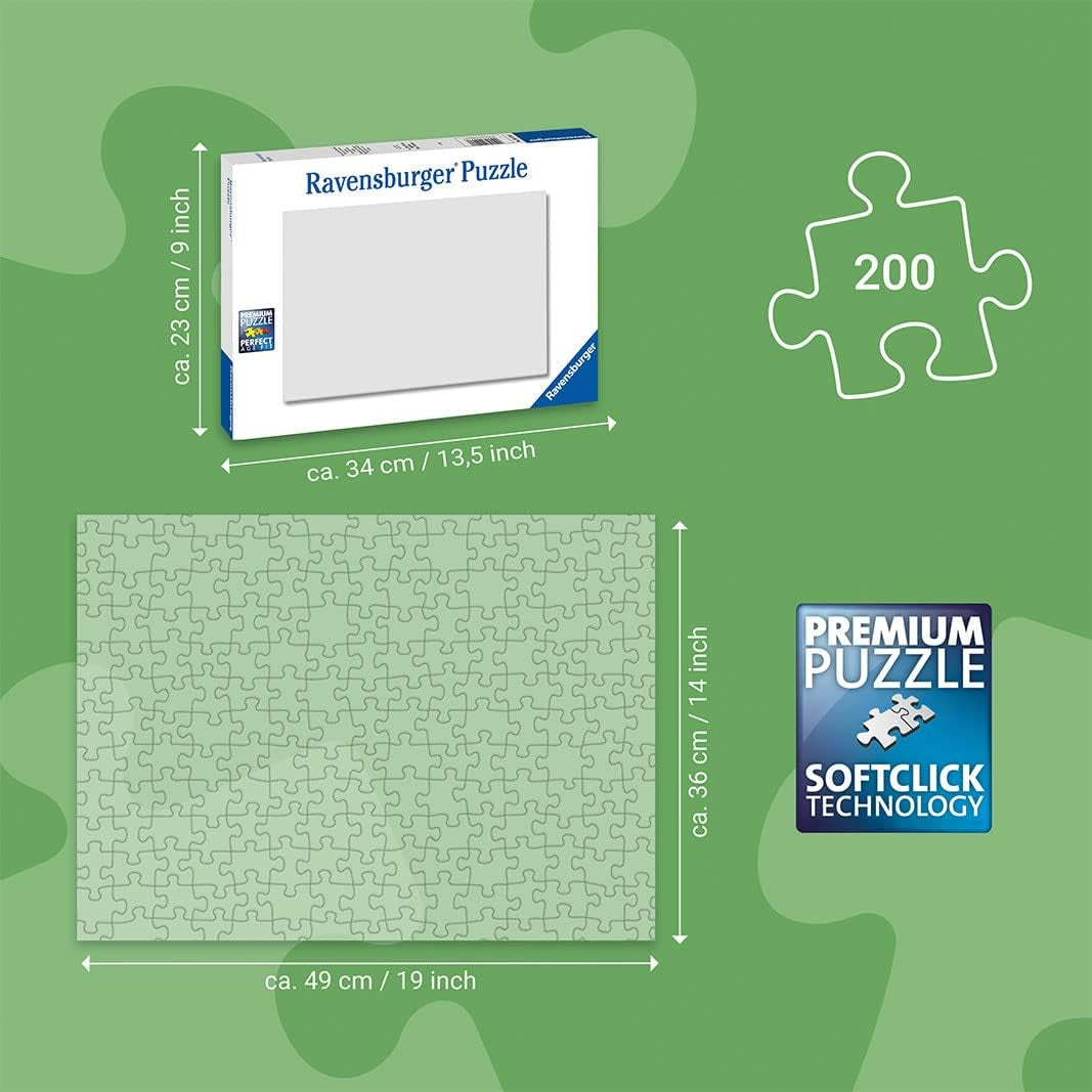 Ravensburger pussel för barn - 13353 Söta djur för barn - 200 bitar pussel för barn från 8 år Pussel Naty Shop