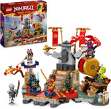 LEGO NINJAGO Tournament Arena Äventyrsleksak för barn 6 minifigurer Ninja Playset Collection Byggset Födelsedagspresent för 7 år gamla pojkar och flickor 71818 Byggset Besuche den LEGO-Store Standardtitel