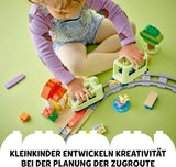LEGO DUPLO Town Interactive Adventure Train, lekset med ljus och ljud för rollspel, låter 2-åringar bygga spår, förskolepedagogisk leksak 10427 Byggset Besuche den LEGO-Store