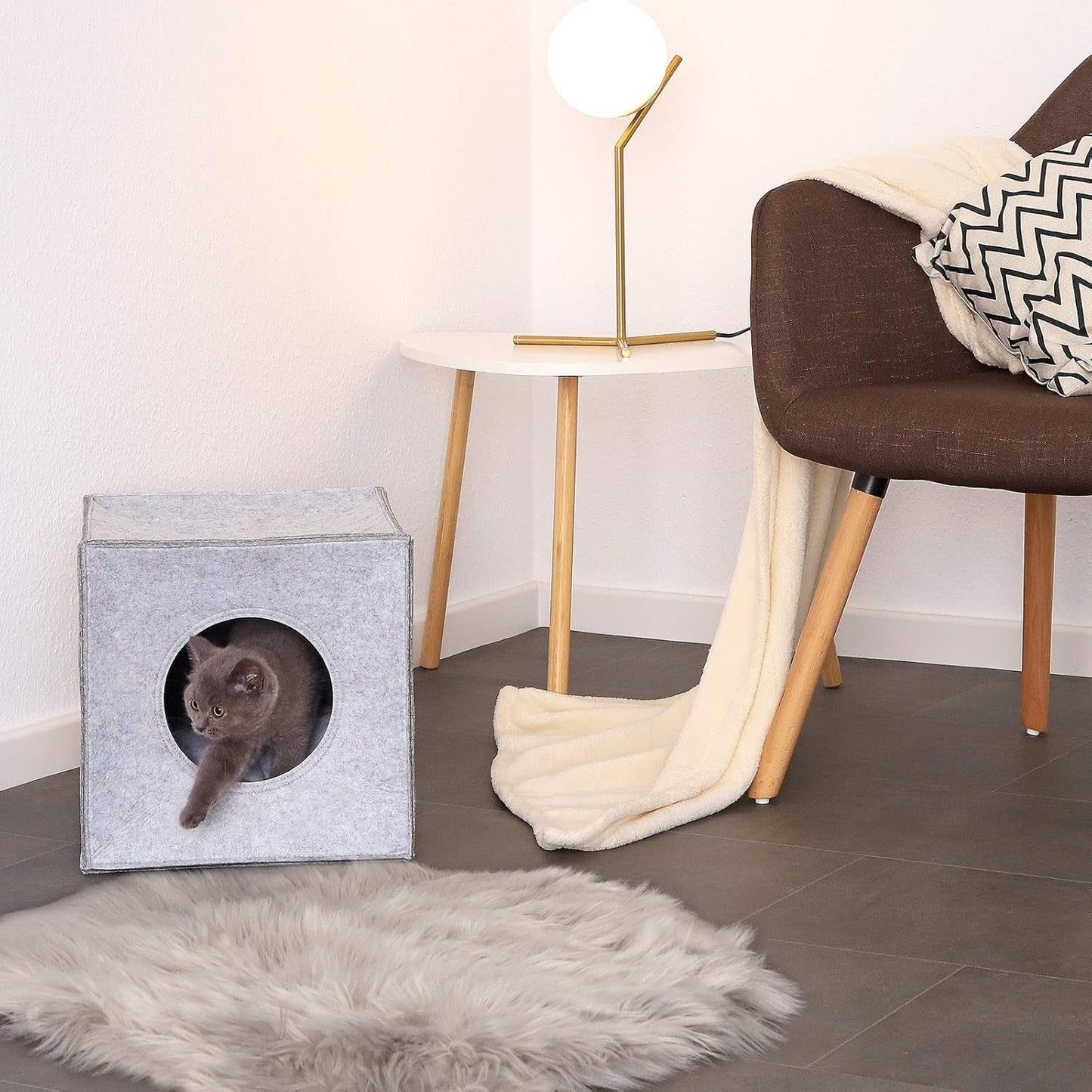 Filtar och möbler, husdjur, grottor och hus, katter, sängar för katter, katter - sängar, madrasser
