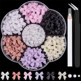1 Karton Nail Art Charms, 3D Flowers Nagelkunst Charms, Acryl Blumen Nagel Strass Mit Ornamenten, Nagel Edelsteine, Nagel Zubehör Für Mädchen, Nagelkunst Dekoration, DIY Handwork Nail Design