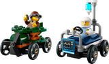 LEGO City Airplane vs. Sjukhussäng Race Car Set - Tvållåda leksak för pojkar och flickor från 5 år - Byggset med 2 minifigurer - Födelsedags- och semesterpresent 60459 Byggset Besuche den LEGO-Store