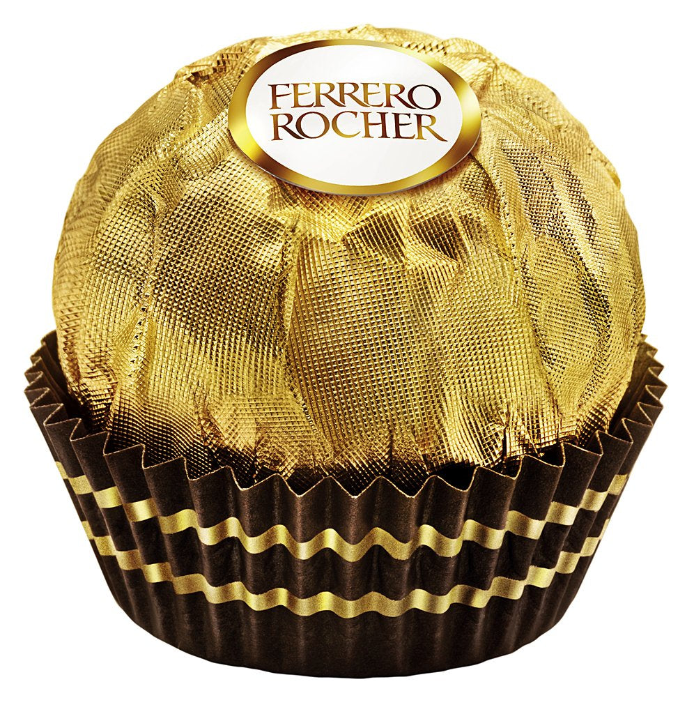 Ferrero Rocher - Crunchy and Creamy Walnut Praline Specialty - 5 förpackningar med 16 individuella praliner vardera
