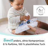 LILLYDOO Feuchte Waschtücher 350 Stück (7 X 50), 100 % Plastikfrei, Extra Großes Tuch, Ohne Parfüme Naty Shop