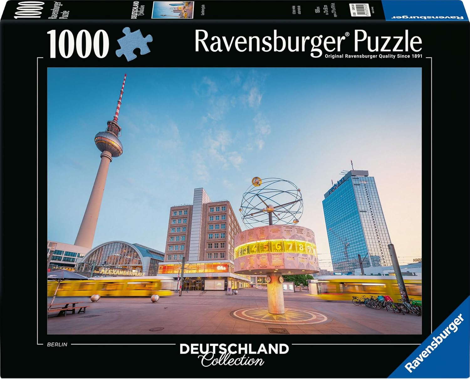 Ravensburger Puzzle 12001424 - God morgon Berlin - Samling av 1000 bitar Pussel Tyskland För vuxna över 14 år Puzzle Naty Shop