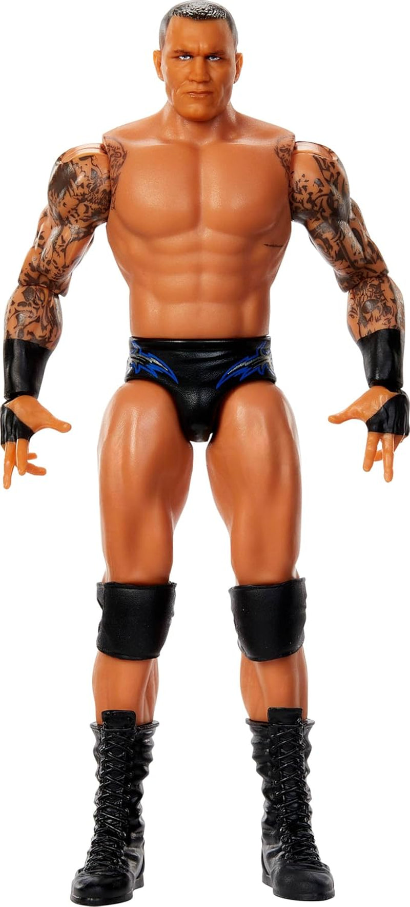 Mattel WWE Randy Orton Actionfigur, Main Battle Series #154, ca. 15 cm höjd Samlarfigur med 10 rörelsepunkter och realistiskt utseende, JCV42, [Multicolor] Actionfigurer Naty Shop Standardtitel