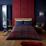 Night Lark Täcken och örngott Set 10,5 Tog Enkel Klassisk Röd Tartan Lyx Sängkläder Allergivänligt Maskintvättbar Naty Shop Klassisk Röd Tartan Täcken och täcken Enkelsäng