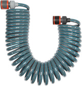 Gardena 4647-20 spiralslang komplett set, med automatisk slangindragning, med spraymunstycke och krananslutning (slanglängd: 10 m, slangdiameter: 9 mm, set: ja)