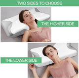 Ortopedisk kudde, nackvärkskudde, memory foam kudde, ortopedisk nackkudde, ortopedisk sovkudde, ortopedisk nackstödskudde, antisnarkande kudde delar Cervikala ortopediska kuddar Naty Shop