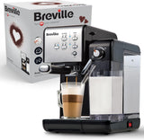 Espresso Breville Prima Latte II | Latte och cappuccinomaskin | Professionell pump med 15 bar och mjölkskummare | Silver [VCF108X]