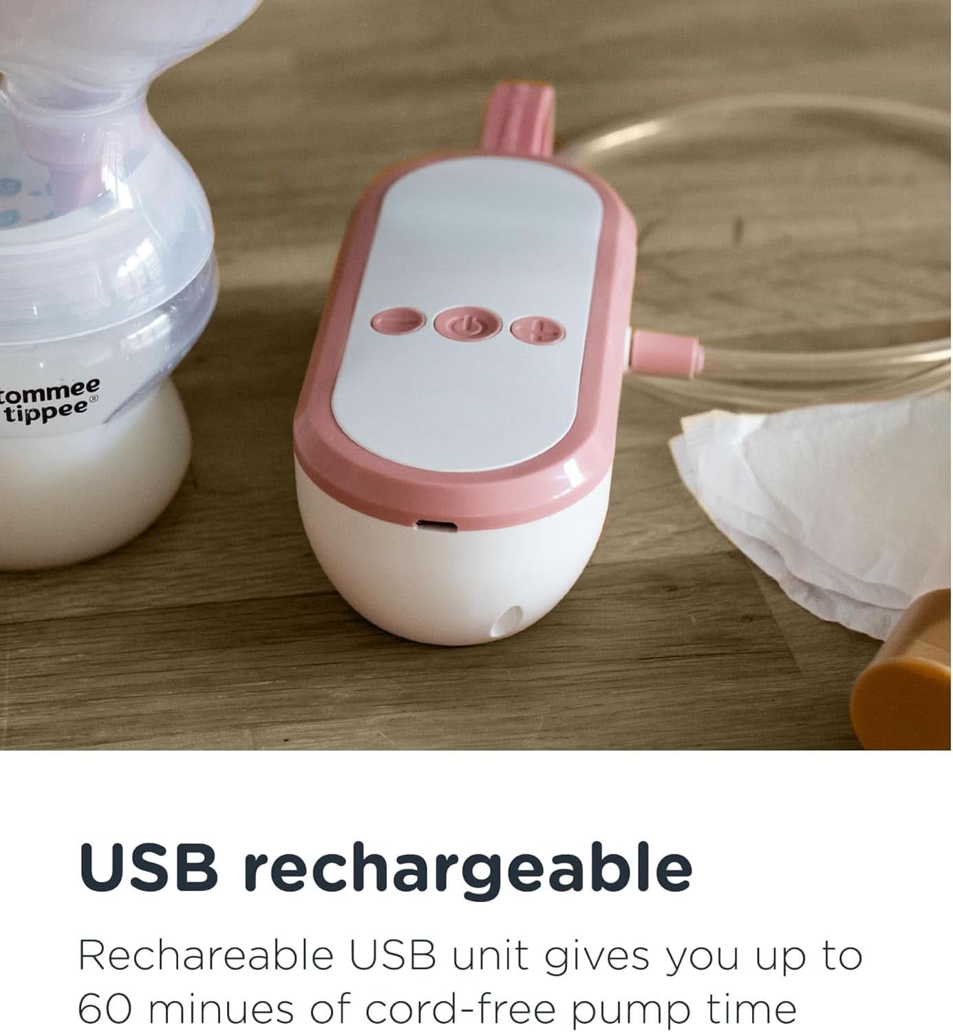 Tommee Tippee Made for Me Unik elektrisk bröstpump, starkt sug Tillbehör Mat och amning Bebe Naty Shop