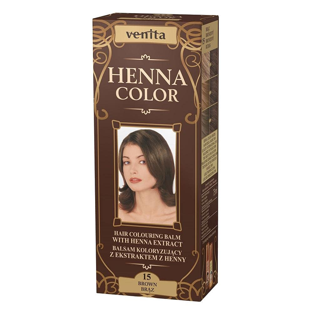 Henna Color 111 Natural Conditioner för blont hår Hårfärg Natural Hårfärgningseffekt Henna Eco Hårfärgning Naty Shop Bronze 75 G (1 förpackning)