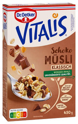 Dr. Oetker Vitalis Chokladmüsli Classic: Frukostmüsli med mjölk och mörk choklad, förpackning om 7 (7 x 600g)