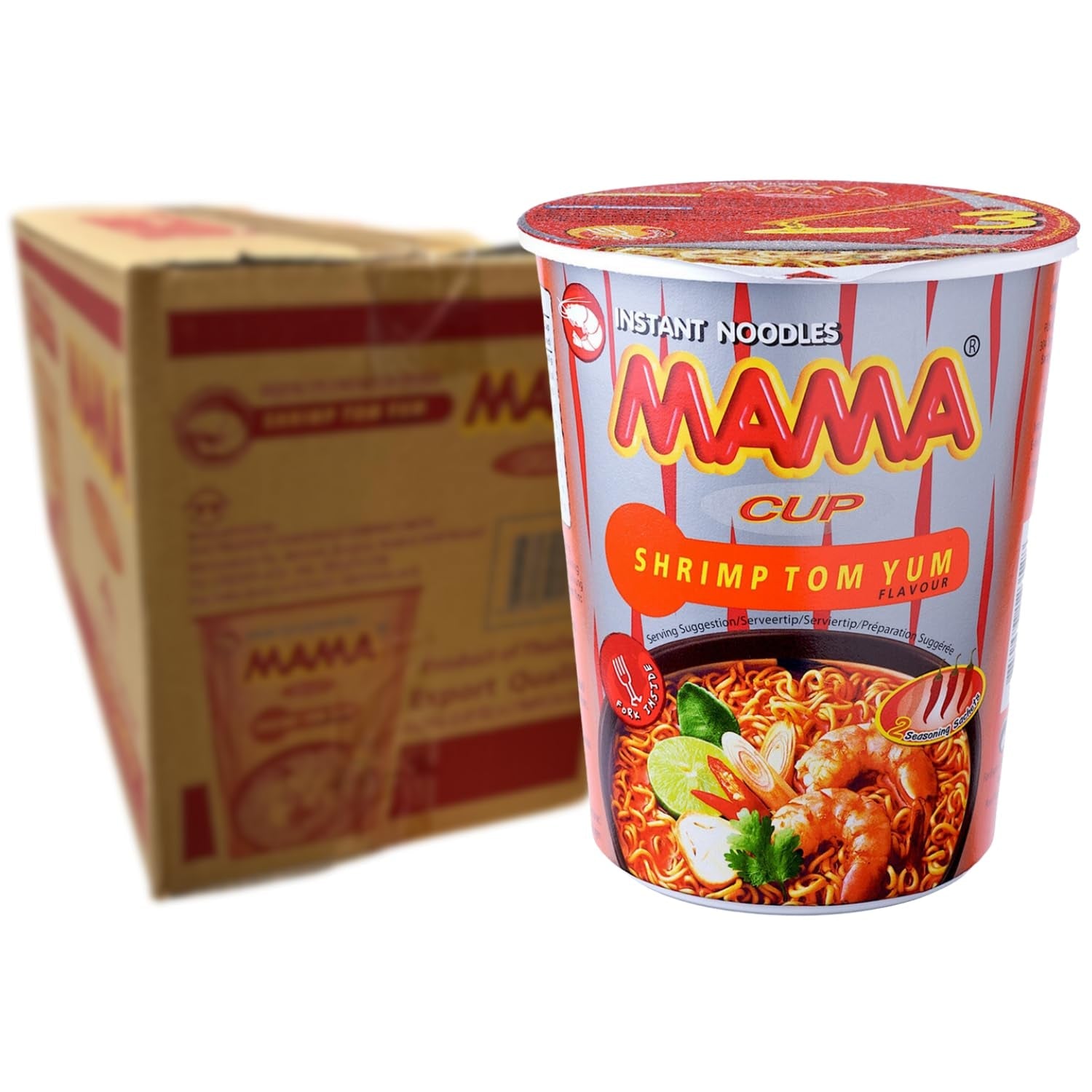 MAMA - Snabbnudlar med kyckling - Flerpack (30 X 55 GR)