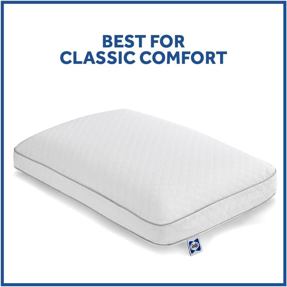 Sealy Essentials Memory Foam Kudde Standard Vit 2 delar Naty Shop Standard Kuddar