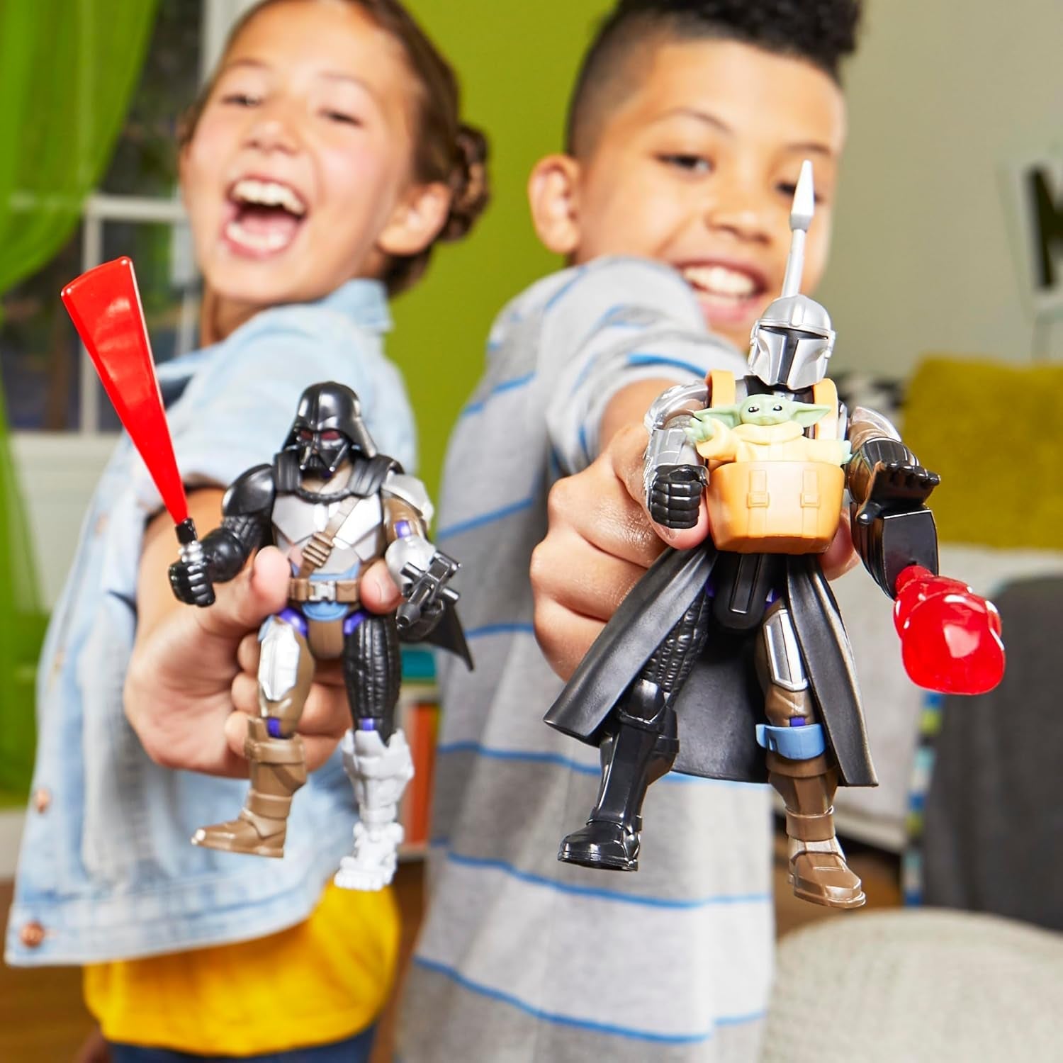 Star Wars Mixmashers Darth Vader Anpassningsbar Mix-And-Match Deluxe Actionfigur och tillbehör Actionfigurer Naty Shop