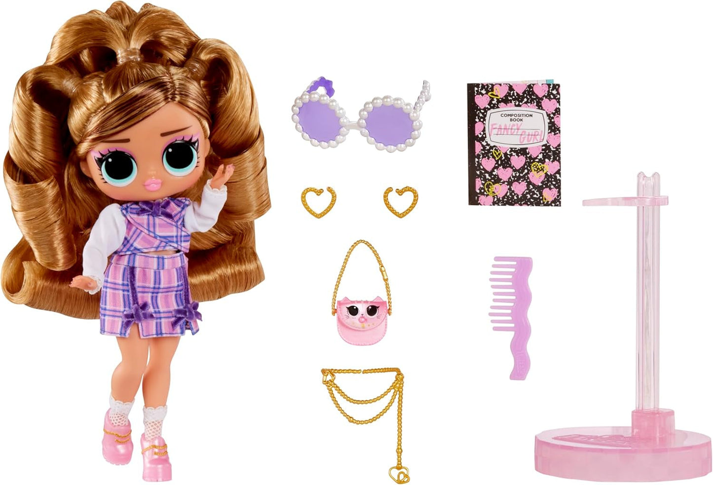 LOL Överraskning! Tweens Core Doll - Fancy Girl - Innehåller 1 modedocka med outfit och tillbehör, 4 samlarföremål, Rose