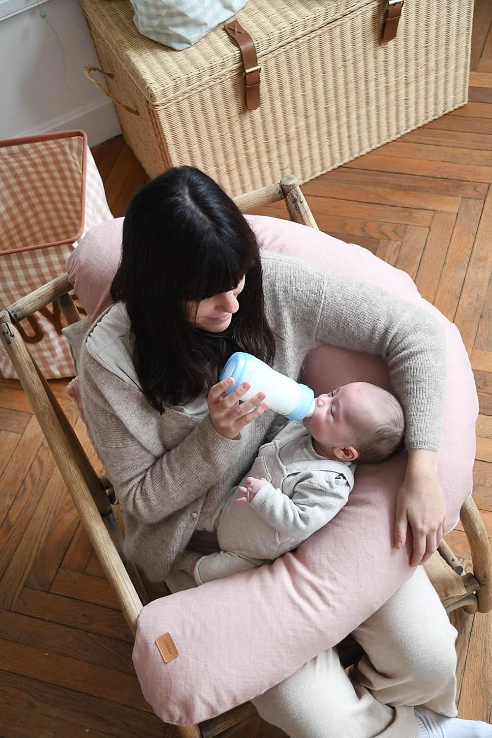 BÉABA, Big Flopsy, multifunktionell kudde för amning Tillbehör Mat och amning Bebe Naty Shop